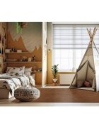 Massido Salteluta de joaca multifunctionala tip puzzle 180 x 120 cm 650102 Maro