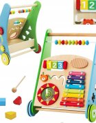 Matadi Antepremergator cu activitati educative din lemn Multicolor