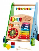 Matadi Antepremergator cu activitati educative din lemn Multicolor