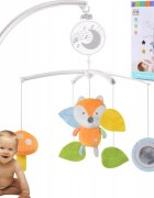 Matadi Carusel muzical mobil pentru patut din lemn Cute Fox