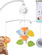Matadi Carusel muzical mobil pentru patut din lemn Cute Fox