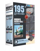 Matadi Cos de baschet interiorexterior reglabil 195cm Premium cu minge si pompa incluse