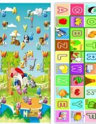 Matadi Covor din spuma pliabil cu doua fete 200x180 cm Farm Animals