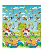 Matadi Covor din spuma pliabil cu doua fete 200x180 cm Farm Animals