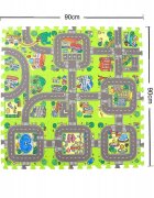 Matadi Covor puzzle din spuma EVA 90x90cm City Circuit