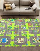 Matadi Covor puzzle din spuma EVA 90x90cm City Circuit