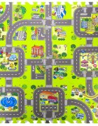 Matadi Covor puzzle din spuma EVA 90x90cm City Circuit