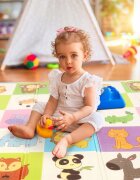 Matadi Covoras educational din spuma XPE cu doua fete 180x200 cm Animals Road