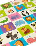 Matadi Covoras educational din spuma XPE cu doua fete 180x200 cm Animals Road