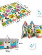 Matadi Covoras educational din spuma XPE cu doua fete 180x200 cm Animals Road