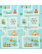 Matadi Covoras educational din spuma XPE cu doua fete 180x200 cm City Animals