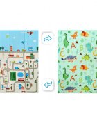 Matadi Covoras educational din spuma XPE cu doua fete 180x200 cm Dino Road