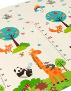Matadi Covoras educational din spuma XPE cu doua fete 180x200 cm GirafeUrsuleti plus