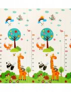 Matadi Covoras educational din spuma XPE cu doua fete 180x200 cm GirafeUrsuleti plus