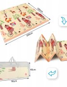 Matadi Covoras educational din spuma XPE cu doua fete 180x200 cm Road Teddy