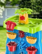 Matadi Joc 2 in 1 pentru copii cu Perete de apa si Cascada structura dubla angrenaje rotative si atractii multiple inaltime de 92 cm