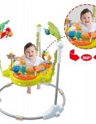 Matadi Jumper interactiv pentru copii Green cu lumini si sunete sezut rotativ 360 inaltime ajustabila dimensiune 95 x 72 x 72 cm