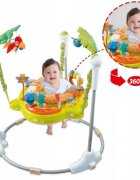 Matadi Jumper interactiv pentru copii Green cu lumini si sunete sezut rotativ 360 inaltime ajustabila dimensiune 95 x 72 x 72 cm