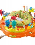Matadi Jumper interactiv pentru copii Orange cu lumini si sunete sezut rotativ 360 inaltime ajustabila dimensiune 95 x 72 x 72 cm