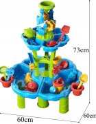 Matadi Masa activitati pentru apa si nisip cu accesorii incluse6 cuvemoara de apamargini rotunjitedimensiune 60x60x73 cm