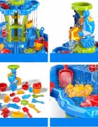 Matadi Masa activitati pentru apa si nisip cu accesorii incluse6 cuvemoara de apamargini rotunjitedimensiune 60x60x73 cm