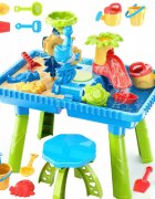 Matadi Masuta de activitati 2in1 pentru apa si nisip cu scaunel Aquamori de apajucarii pentru nisip incluse