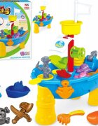 Matadi Masuta de joaca 2in1 cu apa si nisip Pirate Boat cu 24 accesorii moara de apaplastic durabil dimensiune 305x51x58 cm