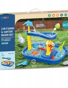 Matadi Masuta de joaca cu apa si nisip pentru copii 2in1 Sand and Water utilizare interiorexterior elemente mobile jucarii incluse dimensiune 535 x 38 x 42 cm