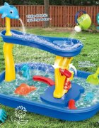 Matadi Masuta de joaca cu apa si nisip pentru copii 2in1 Sand and Water utilizare interiorexterior elemente mobile jucarii incluse dimensiune 535 x 38 x 42 cm