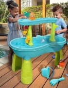 Matadi Masuta de joaca cu apa si nisip Play Time cu 18 accesorii inclusenivel cu efect de ploaieangrenaj mobil pentru efect cascadadimensiune 62x37x57 cm