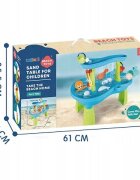 Matadi Masuta de joaca cu apa si nisip Play Time cu 18 accesorii inclusenivel cu efect de ploaieangrenaj mobil pentru efect cascadadimensiune 62x37x57 cm