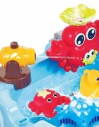 Matadi Masuta interactiva copii cu apa si nisip Corabia piratilor include unditagenerator de valuritun de apamoara de apa si figurine marinedimensiune 48x53x63 cm