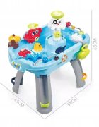 Matadi Masuta interactiva copii cu apa si nisip Corabia piratilor include unditagenerator de valuritun de apamoara de apa si figurine marinedimensiune 48x53x63 cm