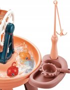Matadi Masuta interactiva de pescuit cu muzica si moara de apa Go Fishing Pink