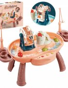 Matadi Masuta interactiva de pescuit cu muzica si moara de apa Go Fishing Pink
