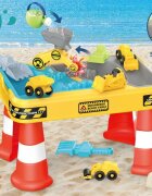 Matadi Masuta multifunctionala de joaca cu apa si nisip Engineered Beach Tablepicioare robustemasinute incluserampamoara de apa