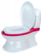 Matadi Olita muzicala tip minitoaleta cu suport servetele umede si hartie igienica Red