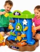 Matadi Perete cu apa 2in1 stil Montessori cu 2fetecascada si accesorii nisip incluseangrenaje rotativedimensiune 51.1x40.2x56.6 cm