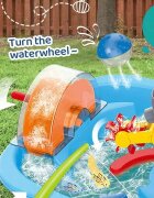 Matadi Piscina educationala pentru copii Funny Fishing cu elemente mobile undita pentru pescuit moara de apafigurine incluse