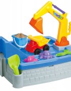 Matadi Set 2in1 cutie de nisip cu excavator rampa si camion Sandbox Game