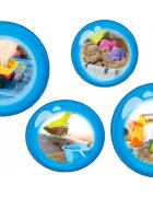 Matadi Set 2in1 cutie de nisip cu excavator rampa si camion Sandbox Game