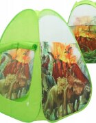 Matadi Set de joaca 3in1 pentru plaja si gradina cu cort Dino41 accesorii inclusedinozaur lansator cu bile