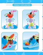 Matadi Set de joaca cu apa si nisip pentru copii dimensiune 28 x 60 x 38 cm include set complet de accesorii specifice Pirate Ship