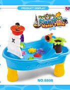 Matadi Set de joaca cu apa si nisip pentru copii dimensiune 28 x 60 x 38 cm include set complet de accesorii specifice Pirate Ship