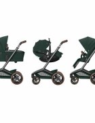 MAXI COSI Carucior pentru copii Maxi-Cosi Fame Twillic Black reversibil cu suspensii maner reglabil iluminare frontala greutate admisa 22 kg