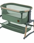 MAXI COSI Patut Co-Sleeper Maxi-Cosi Iora Air beyond green eco cu functie leganare cos depozitare reglabil pe inaltime husa detasaila geanta transport inclusa