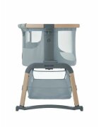 MAXI COSI Patut Co-Sleeper Maxi-Cosi Iora Air beyond grey eco cu functie leganare cos depozitare reglabil pe inaltime husa detasaila geanta transport inclusa