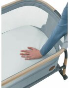 MAXI COSI Patut Co-Sleeper Maxi-Cosi Iora Air beyond grey eco cu functie leganare cos depozitare reglabil pe inaltime husa detasaila geanta transport inclusa