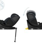 MAXI COSI Scaun auto I-Size Maxi-Cosi Emerald 360 S Tonal Graphite cu isofix picior de sustinere rotatie 360 protectie la impact lateral