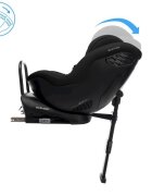 MAXI COSI Scaun auto i-Size Maxi-Cosi MobiFix Pro Authentic Black 61-125 cm baza isofix cu picior de sprijin tetiera reglabila huse detasabile